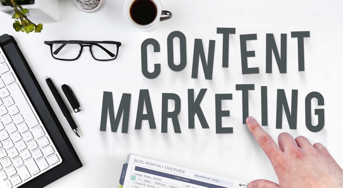 A content marketing graphic