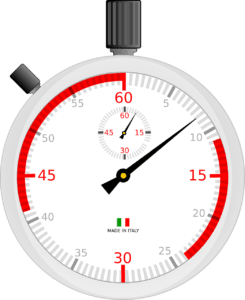 An illustration of a stopwatch